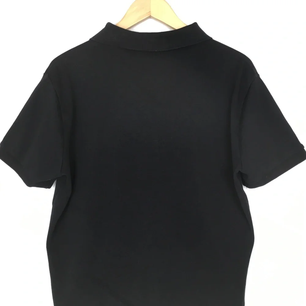 Polo Ralph Lauren Custom Slim Fit Polo Shirt Men's M Black Embroidered Pony Logo